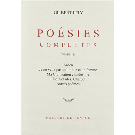 Poésies complètes