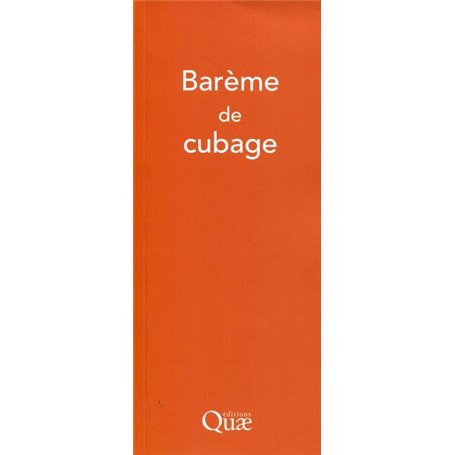 Barème de cubage