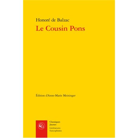 Le Cousin Pons