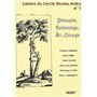 CAHIERS DU CERCLE NICOLAS ANDRY N1 PHILOSOPHIE EPISTEMOLOGIE ART ET CHIRURGIE