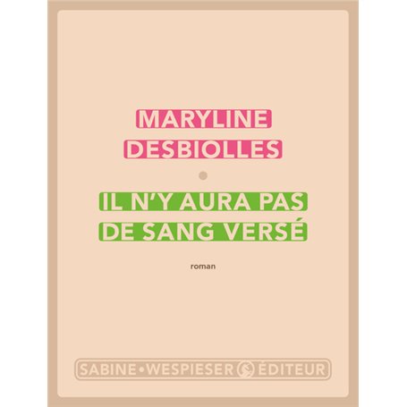 Il n'y aura pas de sang versé