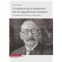 L'évolution de la législation sur les appellations d'origine - Vol. 7