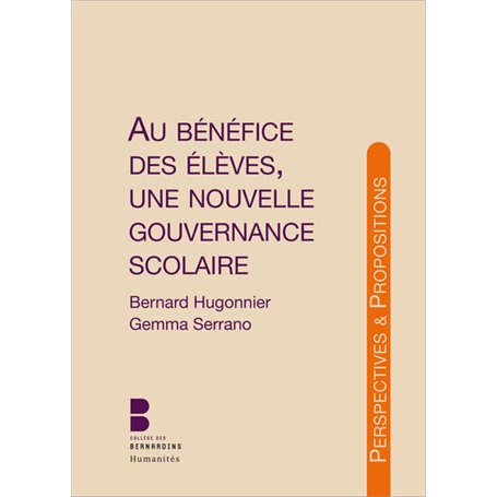Au bénéfice des élèves, une nouvelle gouvernance scolaire