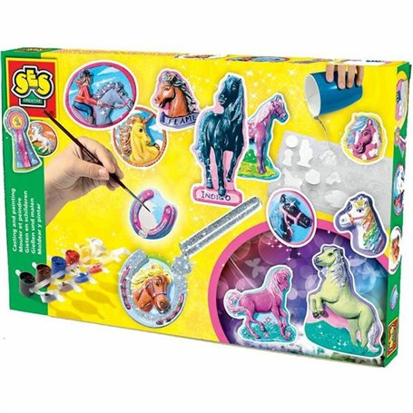 Set de pâte à modeler SES Creative Molding and painting - Fantasy hors