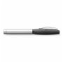 Stylo Calligraphique Faber-Castell Essentio F Finition mate Argenté