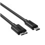 Câble USB C vers Micro USB B Unitek Y-C475BK Noir 1 m
