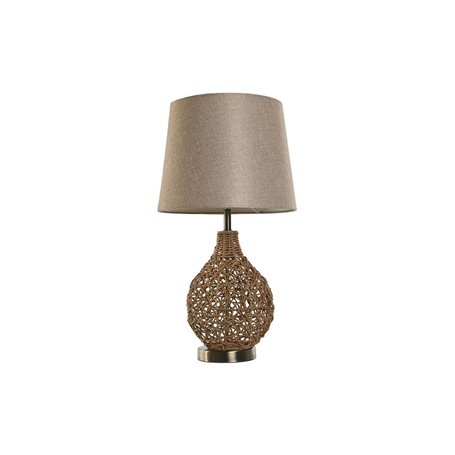 Lampe de bureau Home ESPRIT Marron Beige Doré Naturel 50 W 220 V 33 x 