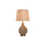 Lampe de bureau Home ESPRIT Marron Beige Doré Naturel 50 W 220 V 33 x 
