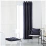 Rideau a oeillets TODAY - 140x240cm - 100% Coton - Navy