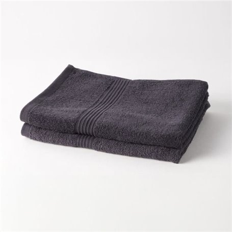 TODAY Essential - Lot de 2 serviettes de toilette 50x90 cm 100% Coton 