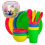 Set de pique-nique Aktive 22,5 x 1,5 x 22,5 cm polypropylène (4 Unités