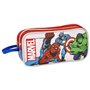 Trousse Fourre-Tout Double The Avengers 22,5 x 8 x 10 cm Rouge