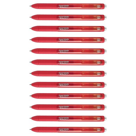 Stylo gel Paper Mate InkJoy Gel Rouge 12 Unités