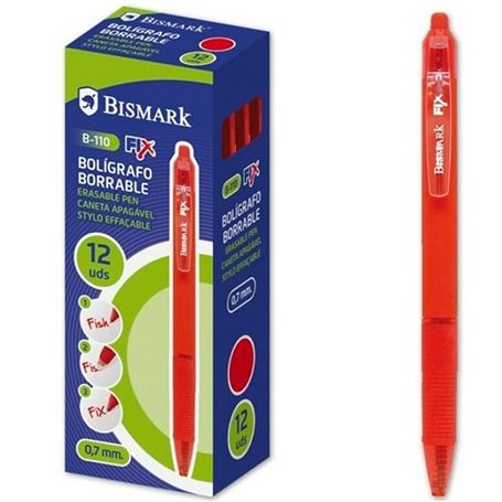 Crayon Bismark B-110 Fix Rouge 0,7 mm (12 Pièces)