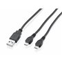 Trust GXT 222 3.5m USB A 2 x Micro-USB B noir câble USB