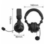 Casques avec Microphone Ewent Heron Studio Noir