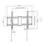 Support mural GEMBIRD WM-80T-01 37" 80"
