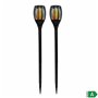 Set de torches solaires de jardin Lumi Garden Maity Sun Mini Noir Plas