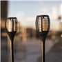 Set de torches solaires de jardin Lumi Garden Maity Sun Mini Noir Plas