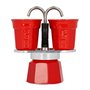 Cafetière Italienne Bialetti 2 Tasses Rouge Métal Aluminium 100 ml