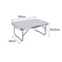 Table Piable Marbueno 56 x 24,5 x 34 cm