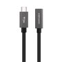 Câble USB-C NANOCABLE 10.01.4401 Noir 1 m