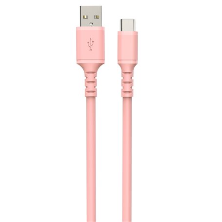 Câble USB A vers USB-C DCU Rose 1 m
