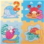 Tapis de jeu Colorbaby Marin EVA 8 Pièces (4 Unités)