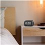 Réveil chargeur enceinte - EVOOM - EV304618 - Noir avec charge sans fi