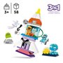 LEGO 10422 DUPLO L'Aventure en Navette Spatiale 3-en-1. Jouet de Const