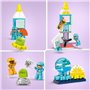 LEGO 10422 DUPLO L'Aventure en Navette Spatiale 3-en-1. Jouet de Const