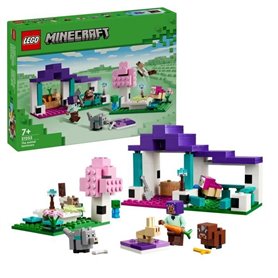Playset Lego 21253 LEGO 21253 Minecraft Le Sanctuaire Animalier. Jouet de Biome Plaine. M