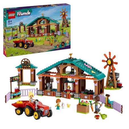 LEGO 42617 Friends Le Refuge des Animaux de la Ferme. Jouet de Ferme a