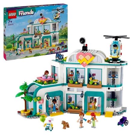 LEGO 42621 Friends L'Hôpital de Heartlake City. Jouet avec Hélicoptere
