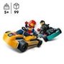LEGO 60400 City Les Karts et les Pilotes de Course. Jouet avec 2 Karti