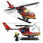 LEGO 60411 City L'Hélicoptere de Secours des Pompiers. Jouet avec Mini
