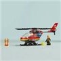 LEGO 60411 City L'Hélicoptere de Secours des Pompiers. Jouet avec Mini