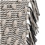 Coussin Coton Noir Beige 45 x 45 cm