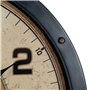 Horloge Murale Noir Doré Verre Fer 72 x 9 x 72 cm (3 Unités)
