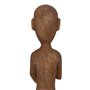 Figurine Décorative Naturel Africain 14,5 x 9 x 38,5 cm (2 Unités)