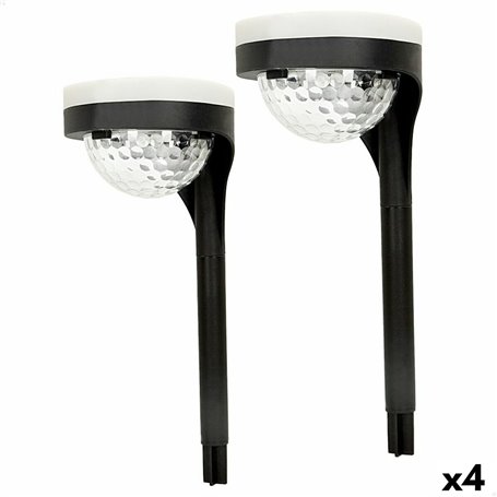 Set de bornes de jardin solaires Aktive 2 Pièces polypropylène 11 x 49