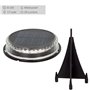 Set de bornes de jardin solaires Aktive 2 Pièces Plastique 12 x 13,5 x