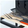 Set d'Ustensiles de Cuisine Aktive 3 Pièces Barbecue (4 Unités)
