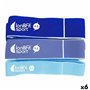 Bandes de résistance élastiques LongFit Sport   Bleu 3 Pièces (6 Unité