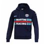 Sweat à capuche homme Sparco Martini Racing Bleu