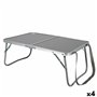 Table Piable Aktive Camping Anthracite 60 x 25 x 40 cm (4 Unités)