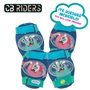Kit Casque et Genouillères Colorbaby Monstre (4 Unités)