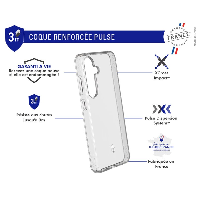 Image secondaire de Coque Renforcée Samsung G S24+ PULSE Origine France Garantie Garantie