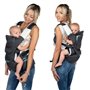 Porte-bébé ergonomique CHICCO - Hip Seat Pirate Black - Ventrale/dos -