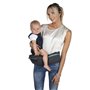 Porte-bébé ergonomique CHICCO - Hip Seat Pirate Black - Ventrale/dos -